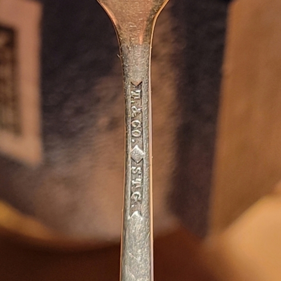 1885 Tiffany & Co. Forget Me Not Spoon Ring in Sterling(Spoon by T&Co.) #4 - Picture 15 of 17